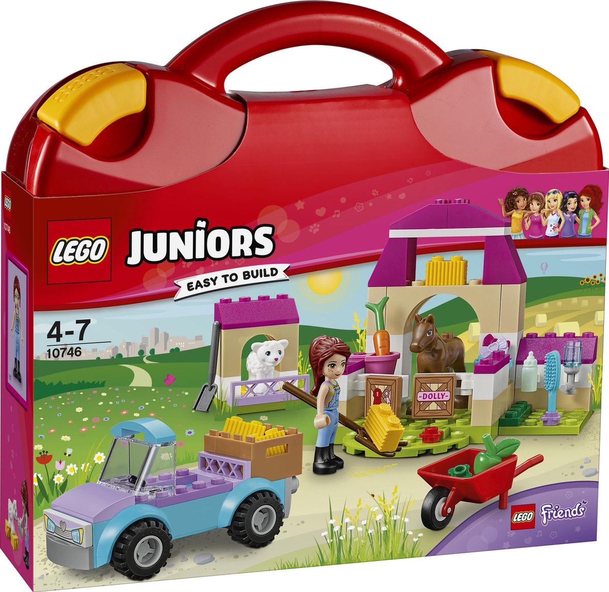 Preventie strelen Om toestemming te geven LEGO Juniors Friends Mia's Boerderijkoffer - 10746 | bol.com