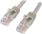 StarTech.com Cat5e Ethernet netwerkkabel met snagless RJ45 connectors UTP kabel 0,5m grijs