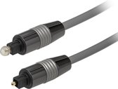 Optische kabel 1 meter Toslink male - Silver Series