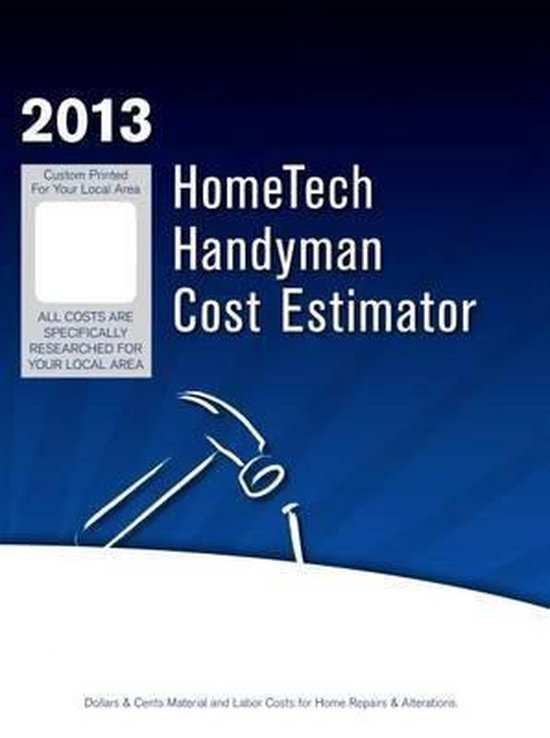 Hometech Handyman Cost Estimator 9781628142280 Boeken