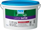 Herbol Latex Satin, Wit, Satiné Brillant, 12,5 L