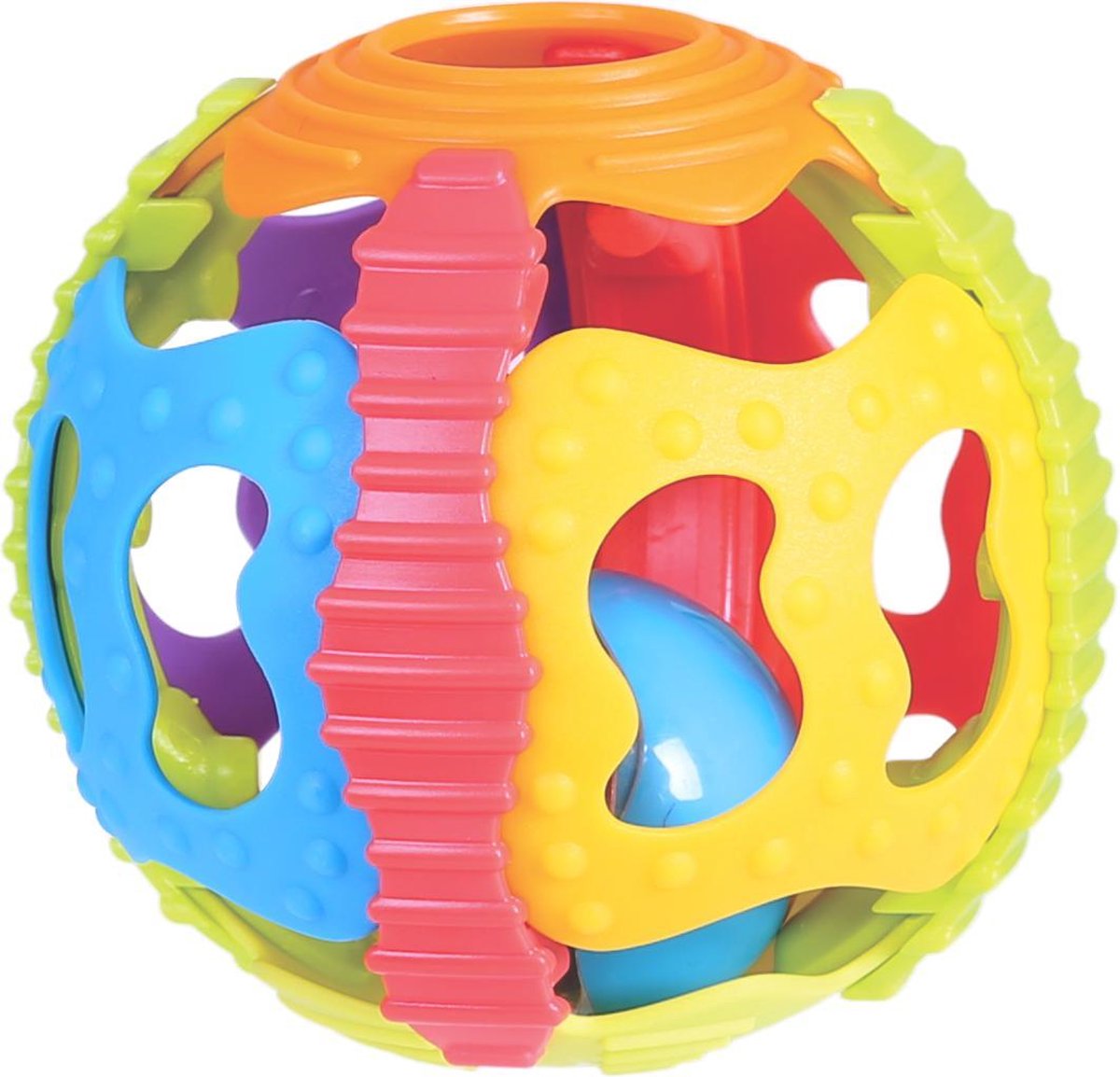 Playgro - Shake Rattle and Roll Ball - Baby bal - Baby bal rammelaar - rammelaar - Speelgoed Baby - Speelgoed 1 jaar - Baby rammelaar Baby bal - Baby Speelgoed - Educatief baby speelgoed — afbeelding 2