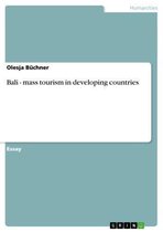 Bali - mass tourism in developing countries