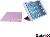 Luxe Smart Case Cover met Achterkant Back Cover Licht Roze Light Pink voor Apple iPad Mini 4