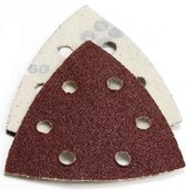 Delta Disque de ponçage - Papier de verre triangulaire - Grain 60 - 96mm - 10 pièces