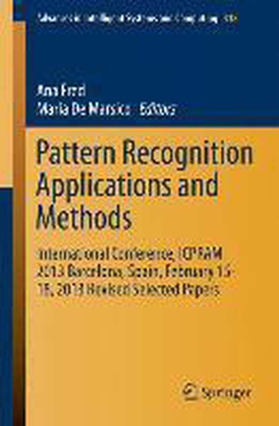 Pattern Recognition Applications and Methods | 9783319126098 | Boeken | bol