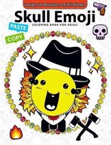 Skull Emoji Coloring Book for Adults