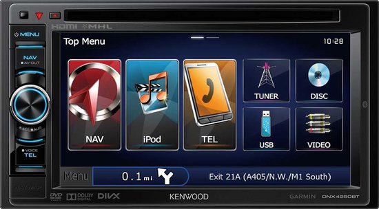 Kenwood DDX4025BT Multimedia Receiver met Bluetooth | bol.com
