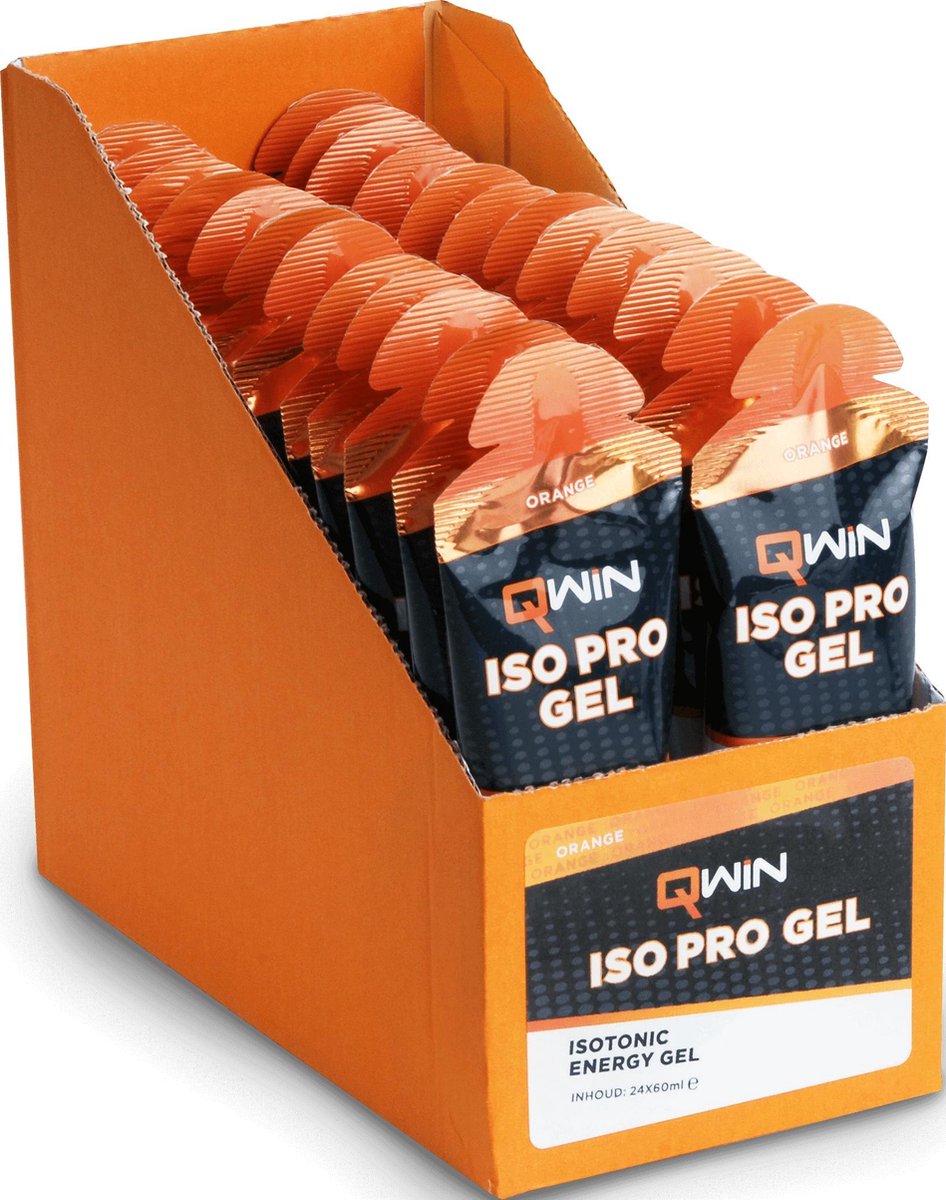 Goedkoopste QWIN Energiegel IsoPro Orange 60ml (24 stuks