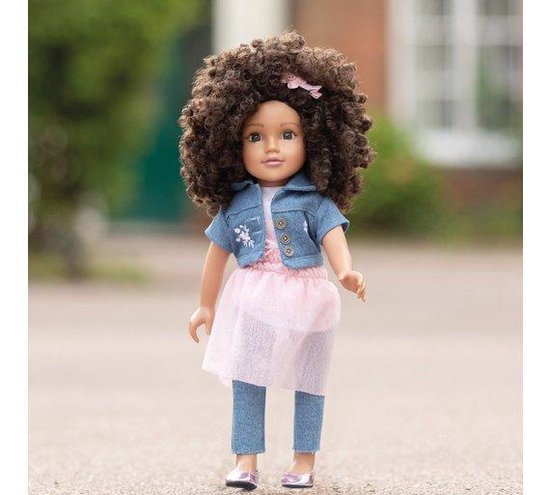 Prachtige pop Layla Chad Valley Designafriend Layla Doll - 18inch / 45cm van Chad Valley — afbeelding 5