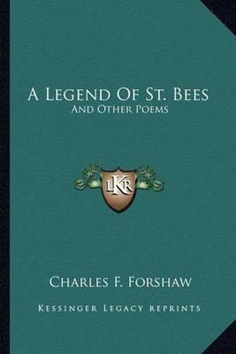A Legend Of St. Bees van Charles F Forshaw