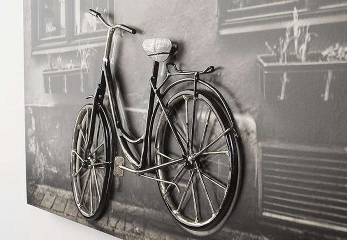 Wanddecoratie muurdecoratie 3D fiets thema cadeaus vervoer transport |  bol.com