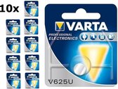 10 Stuks - Varta V625U 1.5V Professional Electronics knoopcel batterij