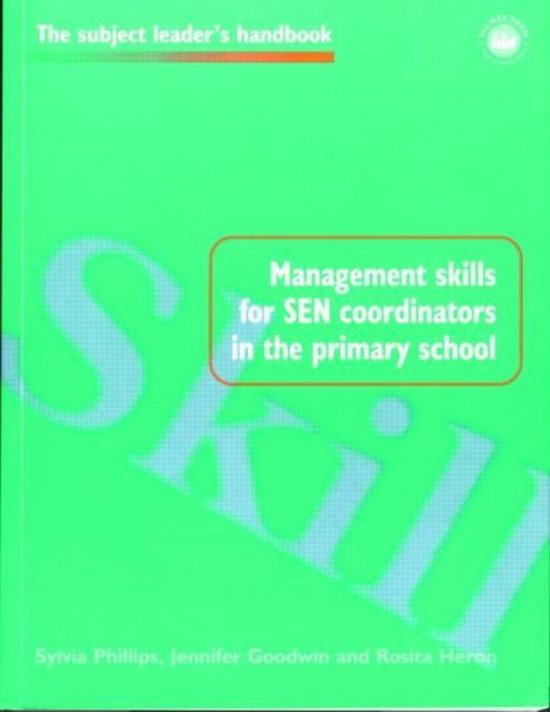 Subject Leaders' Handbooks- Management Skills for SEN Coordinators in the Primary School