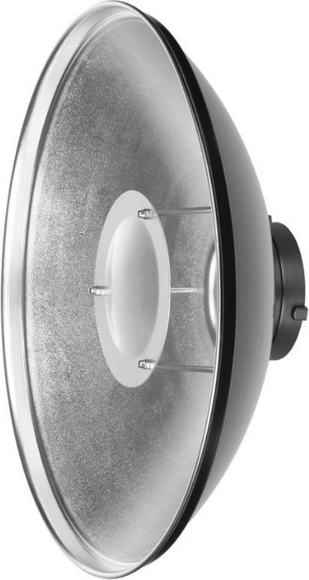 Beauty Dish Reflector  - 42cm / Zilver - Uwcamera Huismerk
