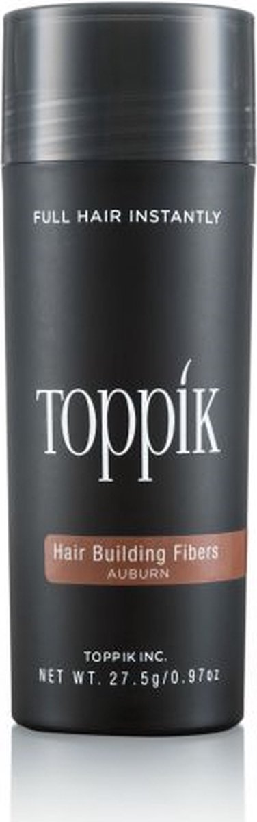 Toppik Hair Building Fibers Kastanjebruin - 27,5 gram - Cosmetische Haarverdikker - Verbergt haaruitval - Direct voller haar