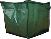 Toolland Tuinafvalzak, vierkant, polyester, groen, 150 liter