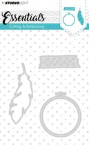 Embossing Die-cut Stencil - Essentials - 3 Mallen