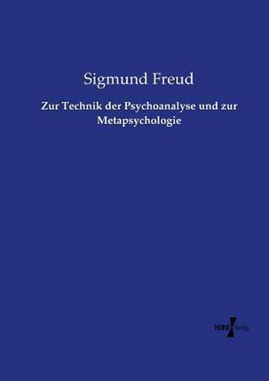 Zur Technik der Psychoanalyse und zur Metapsychologie - cover