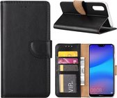 Boekmodel Hoesje Huawei P20 - Zwart