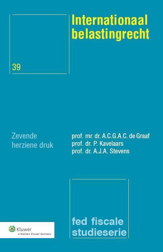 Internationaal belastingrecht - cover