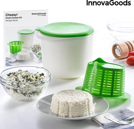 DIY Fermentatie Kit Kefirko Fermentatiepot Set - Voor Het Maken Van Melk- En Waterkefir Thuis, Met Receptenboek (Groen) Kefir Metaal DIY Fermentatie Kit Kefirko Fermentatiepot Set - Voor Het Maken Van Melk- En Waterkefir Thuis, Met Receptenboek (Groen) Kefir Metaal