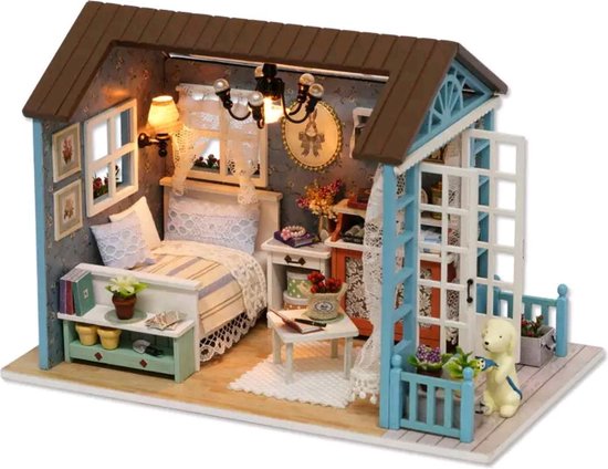 Pas op ontmoeten inval Poppenhuis DIY Maken Miniatuur Hobby Bouw Pakket Dollhouse Meubels -  "Forrest Time"... | bol.com