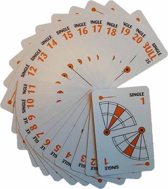 Thumbnail van een extra afbeelding van het spel abcdarts darten training spel dartkaarten