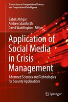 Transactions on Computational Science and Computational Intelligence - Application of Social Media in Crisis Management