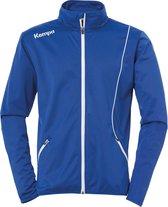 Kempa Curve Classic Trainingsjas - Maat L  - Mannen - blauw/wit