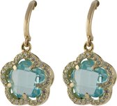 Cataleya Jewels Earrings Daisy Flower Blue
