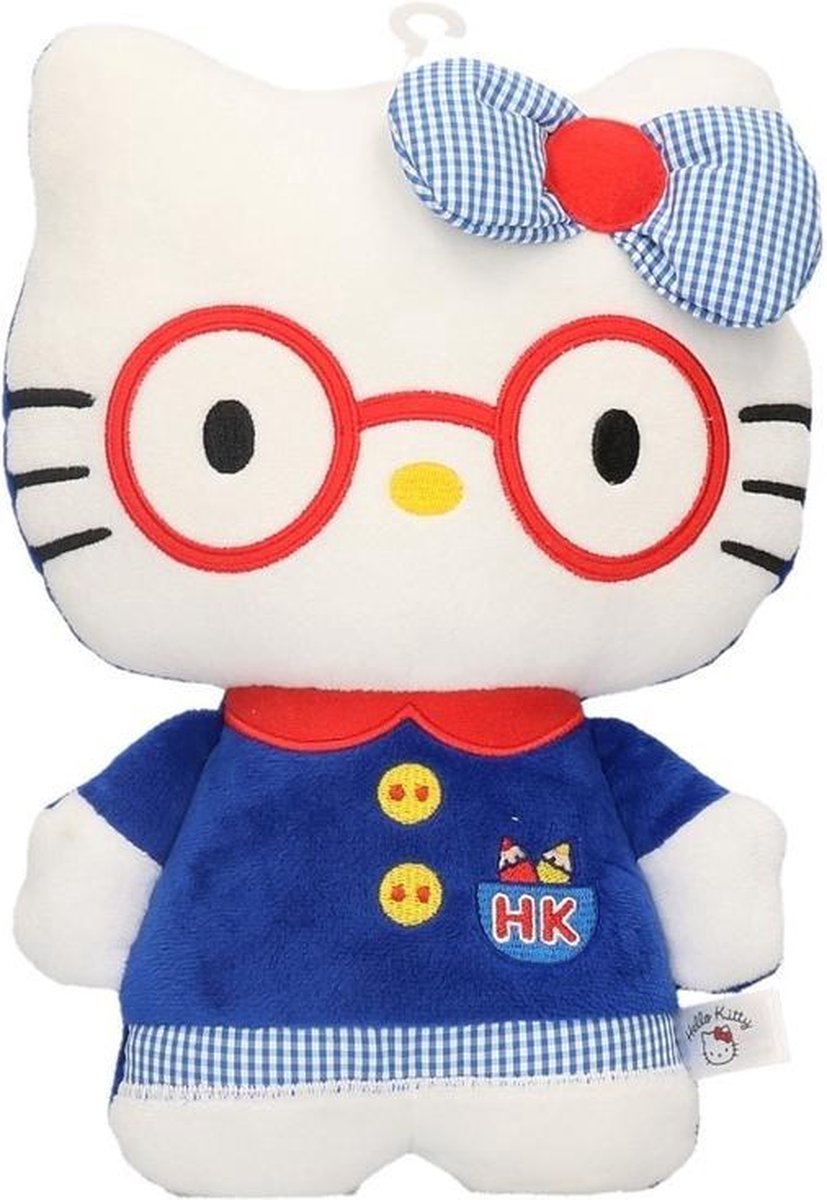 Pluche Hello Kitty in kleding 25 cm