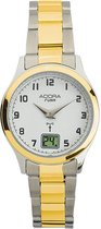 Radiogestuurde dames horloge  met datumaanduiding-Adora -AF7140