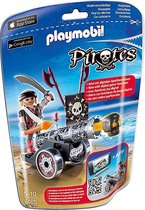 PLAYMOBIL Pirates Piraat met zwart kanon  - 6165