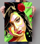 Poster Pop Art Amy Winehouse - 50x70cm