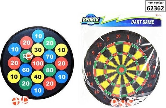 Afbeelding van het spel Dartbord klittenband incl. ballen