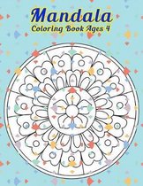 Mandala Coloring Book Ages 4