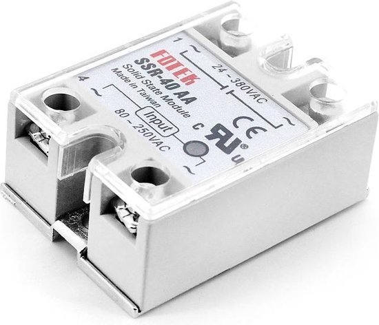 Heatsink Voor Windturbine – Aluminium Koellichaam Voor Solid-state Relais (SSR) – Geschikt Voor 10-100A – Compact En Eenvoudig Te Monteren