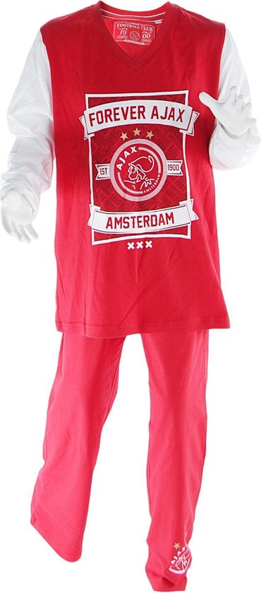 Ajax Pyjama Forever - Maat 92 - Rood/Wit