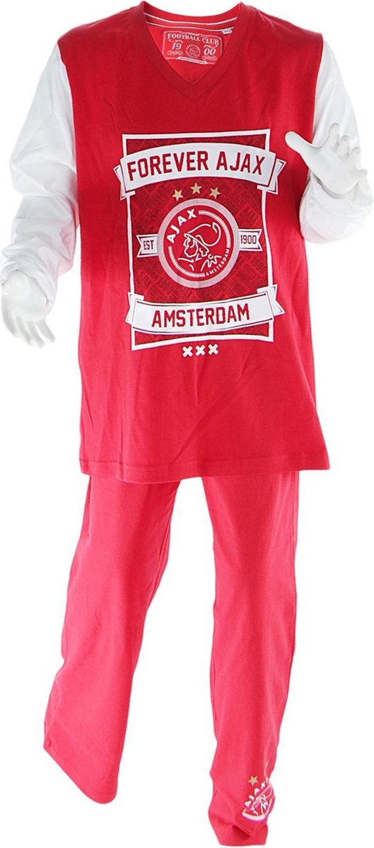 Ajax Pyjama Forever - Maat 92 - Rood/Wit | bol.com