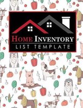 Home Inventory List Template