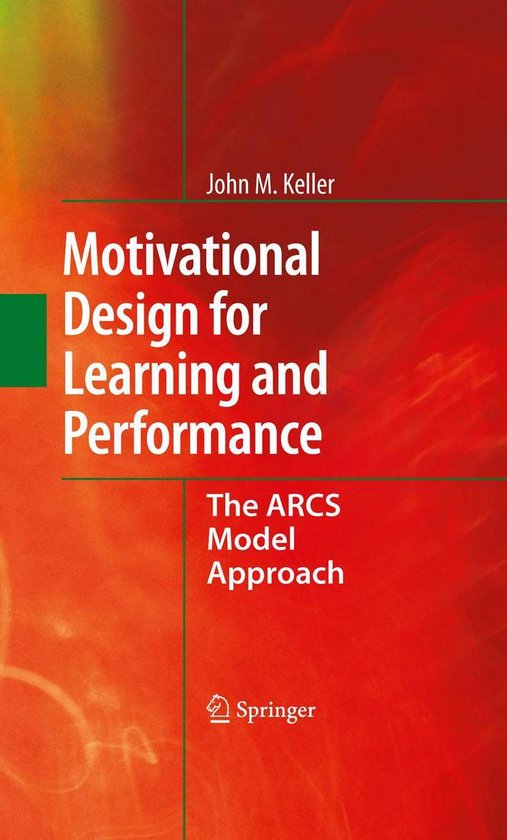 Motivational Design for Learning and Performance - cover
