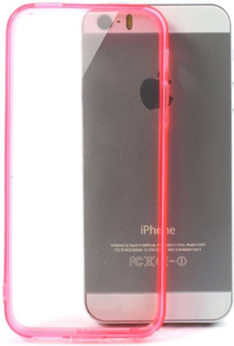 TPU Softcase iPhone 5(s)/SE - Roze