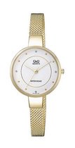 Prachtige horloge van het merk Q&Q Goudkleurig-QA17J001Y