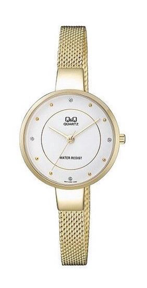 Prachtige horloge van het merk QQ Goudkleurig-QA17J001Y