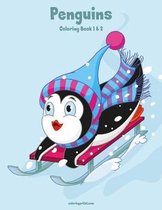 Penguins Coloring Book 1 & 2