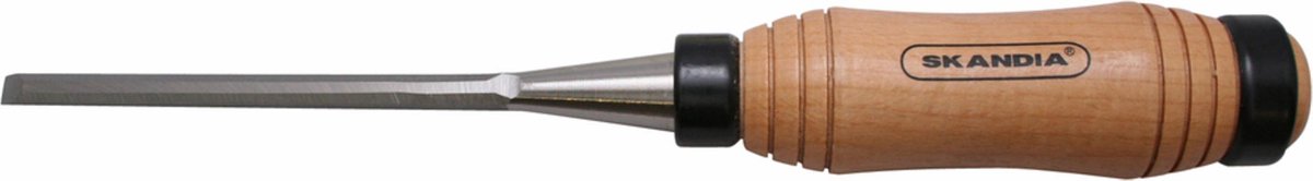 Skandia Steekbeitel - 6 mm Houten Heft