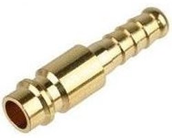 K&W Luchtsteeknippel orion met 6 mm slangtule messing