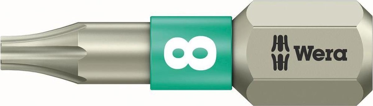 Wera 05071030001 3867/1 TS TORX® Bits, RVS TX 8 x 25mm