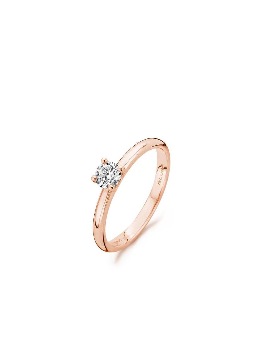 Blush Ring 1132RZI - Rosé Goud (14Krt.) met Zirconia